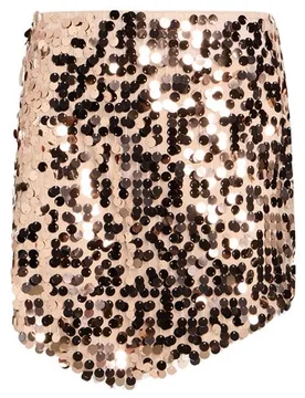 Minirock Damen Gold 36,38 Damen - ACTUALEE - FashionsVida