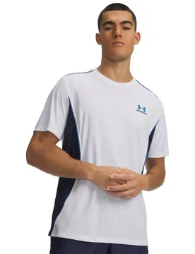 T-shirt à Manches Courtes Tech Sport White / Aegean Blue L - Under armour - FashionsVida