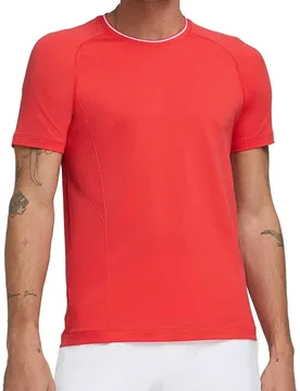 Team Seamless Crew Short Sleeve T-shirt Infrared S - Wilson - FashionsVida