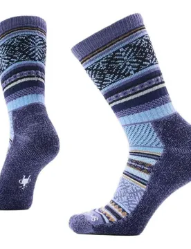 Chaussettes Crew Everyday Cozy Fair Isle Sweater Nightfall Blue EU 38-41 Homme - Smartwool - FashionsVida