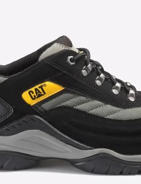 Moor Leather Trainer Mens - Black - Size Uk 4 - Caterpillar Safety - FashionsVida
