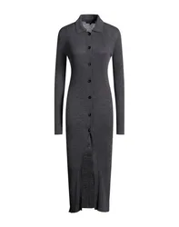Midi-Kleid Damen Grau M Damen