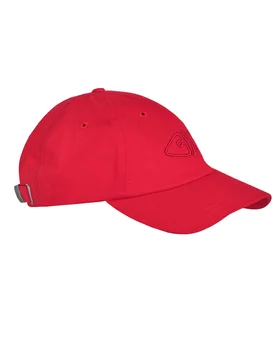 Weird Fish Bude Branded Twill Cap Size ONE - holiday-shop mens-summer-shop caps holiday-shop mens-summer-shop sunglasses men men accessories men acces - Retro Red - FashionsVida