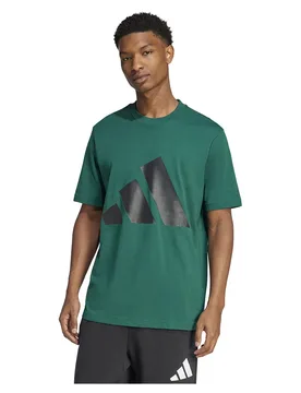 T-shirt à Manches Courtes Essentials Big Logo Collegiate Green / Black M - Adidas - FashionsVida