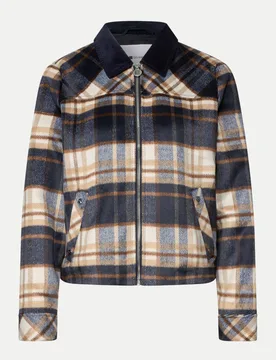 Overshirt mit Cordkragen Mehrfarbig 44 - Street One - FashionsVida