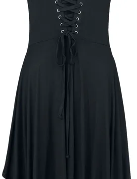 Gothic Kurzes Kleid - Euanthe Dress - S bis 3XL - für Damen - Größe L - schwarz - Frauen - female - innocent - FashionsVida