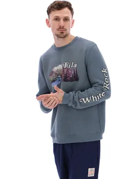 Stormy Weather Len Graphic Crew Sweatshirt - XS - FILA - FashionsVida