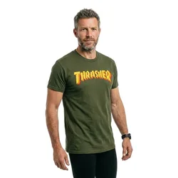 T-shirt à Manches Courtes Stacked Forest Grey M Homme