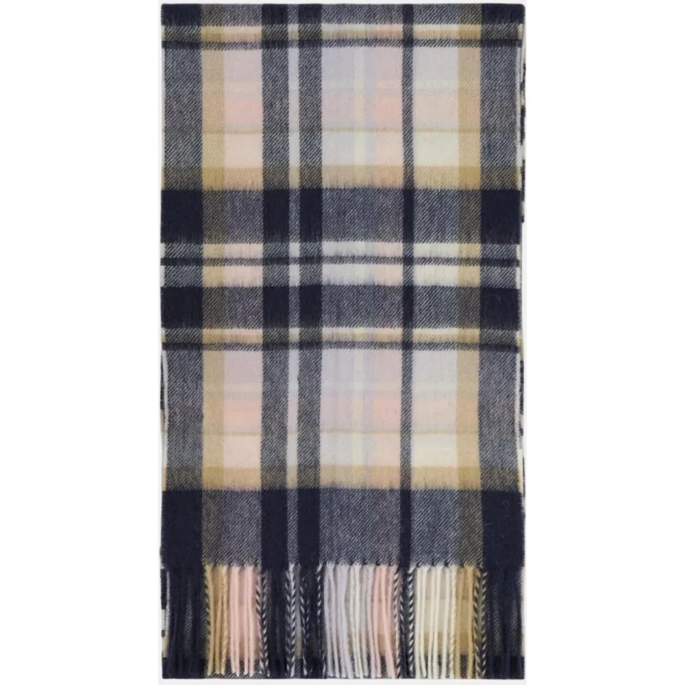 Bufanda de cuadros con borlas - Barbour - FashionsVida