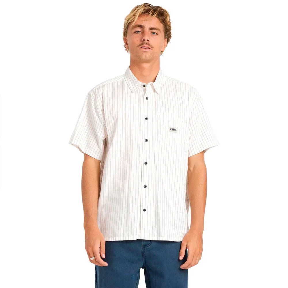 Camicia A Maniche Corte Bad Dog Off White XL - Billabong - FashionsVida