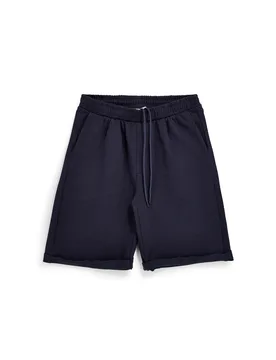 Bermuda blu tessuto in morbida maglia piqué con coulisse pt-m-t-9076 L - PITTARELLO TIERRA - FashionsVida
