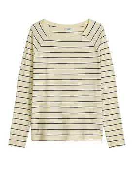 T-shirt à manches longues crème S - Marc O'Polo - FashionsVida