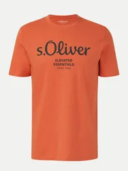 RED LABEL T-Shirt mit Label-Print Orange XXL