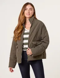 Quilted Jacket - 18/20 / KHAKI - female