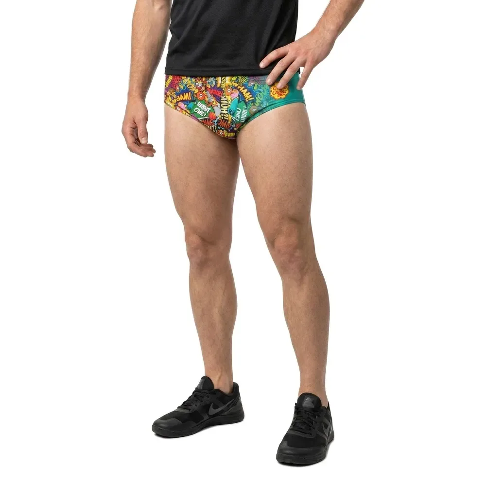 Chupa Chups Comic Swimming Brief Multicolor M Men - OTSO - FashionsVida