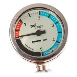 Manometro Spg52 Psi 15cm Rubber Oxygen Xr Line
