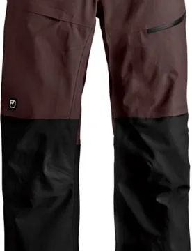 Pantalon de ski imperméable et coupe-vent - Ravine Free 3L Pants M Dark Chestnut en Laine - Taille M - Marron - Ortovox - FashionsVida