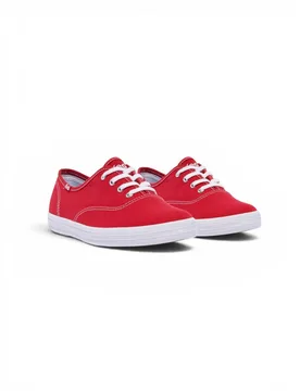 Women's Champion Canvas Lace-Up in Red Size: 6.5 - Red - Size: 6.5 - Keds - FashionsVida