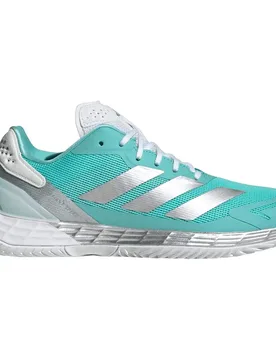 Defiant Speed 2 Hard Court Shoes Flaaqu / Silver Metallic / Minton UK 5 - Adidas - FashionsVida