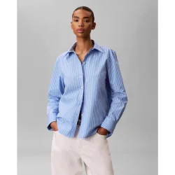 Camisa de mujer popelín rayas