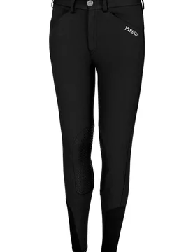 Kinder Reithose Brooklyn Grip Kniebesatz, black 116 - Pikeur - FashionsVida