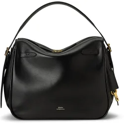 Bolso de hombro Satchel Polo ID de piel