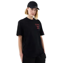 Maglietta A Maniche Corte Nba Court Graphc Reg Chicago Bulls Black L