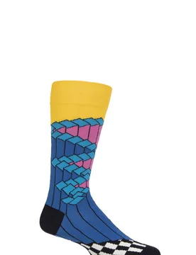 Music Collection 1 Pair The Strokes Cotton Socks Angles One Size - Multi Coloured - Size: One Size - SockShop - FashionsVida