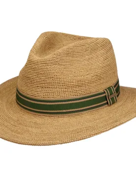 Benardsen Traveller Raffia Hat by - nature - Female - Size: S (54-55 cm) - Stetson - FashionsVida