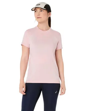 Maglietta A Maniche Corte Road Seamless Morganite / Crystal Pink S - Asics - FashionsVida