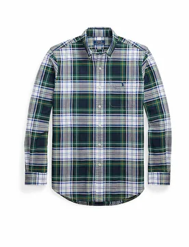 POLO Hemd Slim Fit dunkelgrün S Herren - Ralph Lauren - FashionsVida