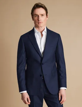 Ultimate Performance Slim Fit Suit Jacket Dark Indigo male - Charles Tyrwhitt - FashionsVida