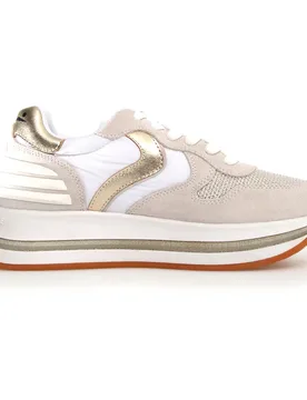 Baskets Merry Power Ice / White / Oro / Off White EU 36 - Voile Blanche - FashionsVida