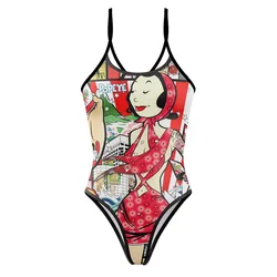 Popeye Art Show Swimsuit Multicolour M Women