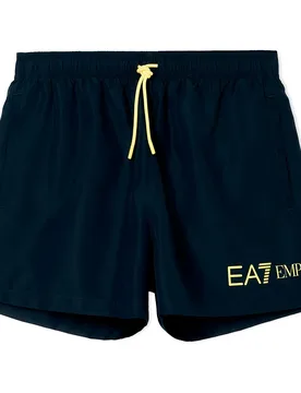 Ea7 Emporio Armani Short De Bain 7m002000_af13049 Armani Blue / Cyber Yellow 2XL Homme - Giorgio Armani - FashionsVida