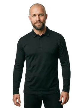 Polo à Manches Longues Crossover 20483 Deep Black XL - MASCOT - FashionsVida