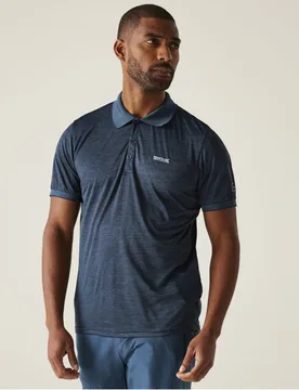 Remex II Tipped Polo Shirt Dark Blue male - Regatta - FashionsVida