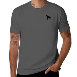 Great Simple Silhouette Dane Dog T-Shirt Creative Graphic Tee Shirt
