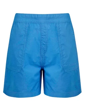 Weird Fish Deeley Ripstop Shorts Size 16 - women women all-womens women shorts - Azure - FashionsVida