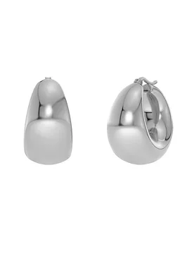 Ohrringe BOYD HOOPS Steel silber Damen - Edblad - FashionsVida