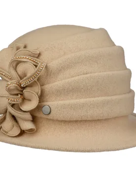 Miavena Milled Wool Hat by - oatmeal - Damen - Size: One Size - Lierys - FashionsVida