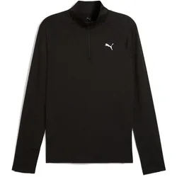 Felpa Con Mezza Zip Velocity Cloudspun Black 2XL