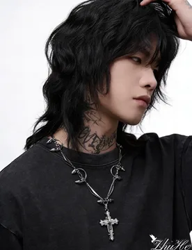 Cross Rivet Punk Necklace | Copper Alloy Jewelry Accessories for Men Women | Carnival Festival GiftCross Rivet Punk Necklace | C - Aliexpress - FashionsVida