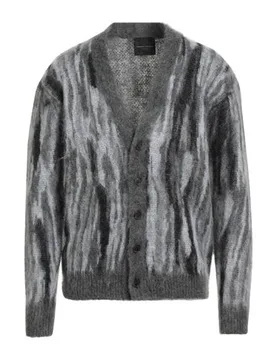 Strickjacke Herren Grau 46,48,52,54 Herren - Roberto collina - FashionsVida