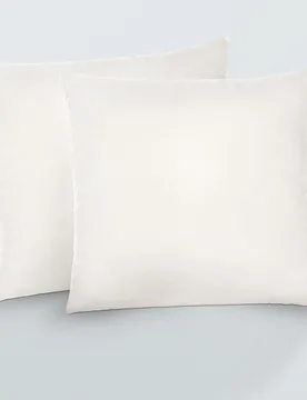 Feinjersey-Kopfkissenbezug Doppelpack natur, 2x 80x80 cm - Biberna - FashionsVida