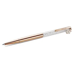 Penna a sfera Crystalline, Cigno, Placcato color oro rosa OS