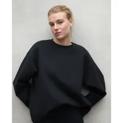 Sudadera de mujer de manga larga y cuello redondo