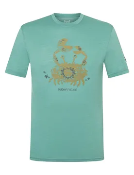 T-shirt à Manches Courtes Mr Crab Regular Fit Lagoon Green / Various M - super.natural - FashionsVida