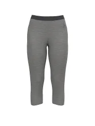 Damen Hose Merino 200 3/4 grau M W