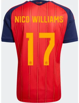 Camiseta de hombre 1º equipación España Mundial 2026 Nico Wiliams 17 - Adidas - FashionsVida
